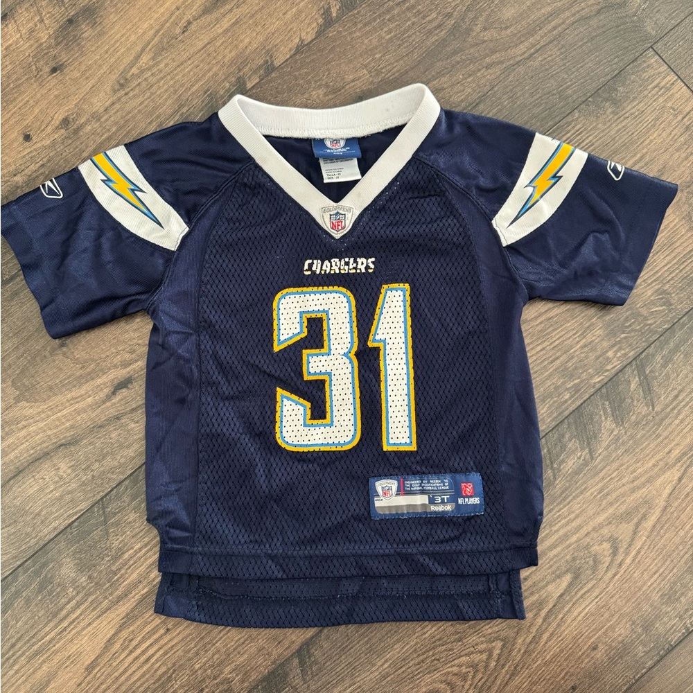 San Diego Chargers Reebok Jersey size 3T Vintage Antonio Cromartie